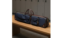 Zipper Closure 7 Hole Cue Bag Portable 7 Slot Cue Case Shoulder Strap Pool Stick Case Padded Protection for Travel, Tournament