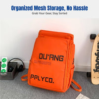 Large Capacity Outdoor Backpack, Oxford Fabric, Lightweight, Skiing, Winter Sports Storage