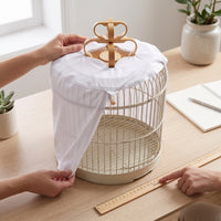 Thickened White Bird Cage Cover for Myna and Thrush Cages