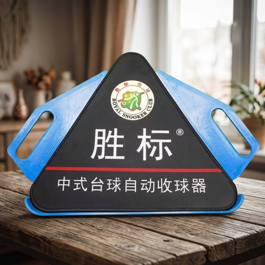 Billiard Ball Rack Triangle Tray for Pool Table, Chinese Eight Ball, Sixteen Color Ball, Cue Stick Holder