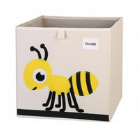 Foldable Cartoon Toy Chest With Lid and Handles Storage container Large Capacity