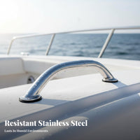 Stainless Steel Boat Handle Sturdy Construction Stainless Steel Handrail Aquatic Grab Rail Robust Duty Boat Grab Handle for RV