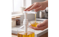 Syrup Bottle with Pump Portionmeasured Syrup Dispenser with Pump Clear for Baristas, Kitchen