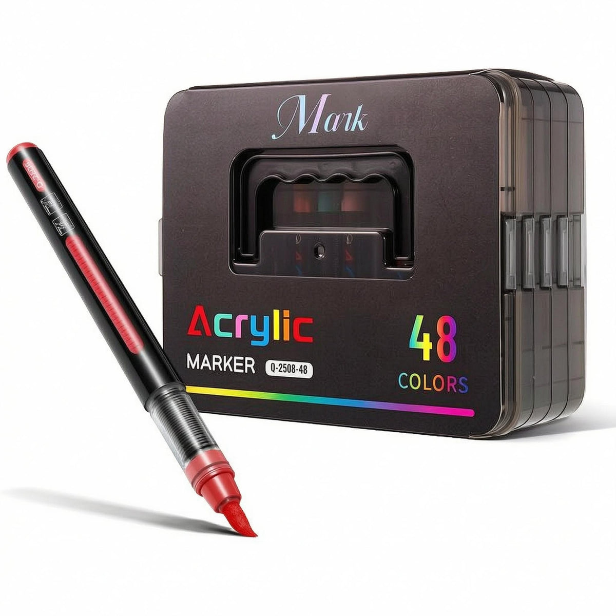 Acrylic Marker Pen Set Stacked Organizer Marker Pen Set with Case