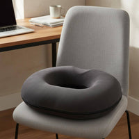 Viscoelastic Foam Seat Pad Breathable Textile Coccyx Pad Viscoelastic Foam Circular Pillow Removable Cover Chair Pad