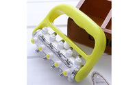 Metal Rods U-Shaped Massage Roller Hand-Operated Handheld Massage Roller Lightweight Self Care Tool Multipurpose for Legs, Back, Shoulders, Waist