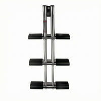 Anti-Slip Boat Boarding Ladder Compact Stainless Steel Boat Ladder Easy Storage Marine Accessory for Yachts