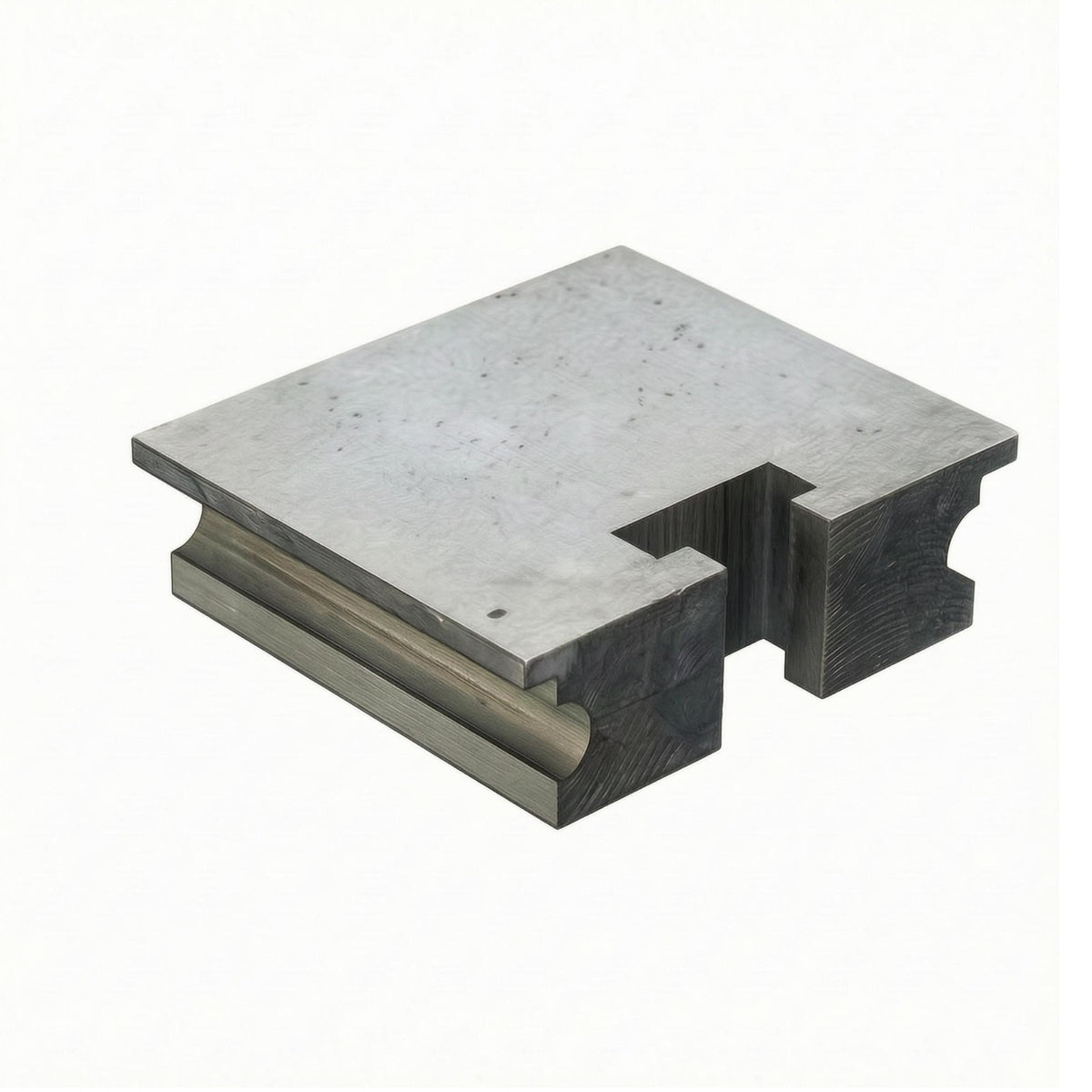 Chrome Steel Machining Clamp Block Stepped Notch Drilling Clamp Jaw Machined Surfaces Clamping Fixture Solid Metal for Machinists, Machine Shop