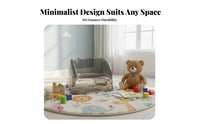 Thickened Design Cartoon Backrest Stool Anti-Slip Feet low-height child's Chair Easy to Clean kids' Furniture Rounded perimeters for young children, Preschoolers, Parents, Bathroom, Daycare, Preschool, Playroom