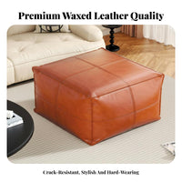 Multi-Functional Clothes Storage Bag Seat Easy to Clean Fillable Storage Stool Waterproof Surface for Adults, Living Room, Bedroom, Entryway