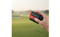 High Precision Golf Rangefinder Flagpole Lock Laser Rangefinder Multi-Function Handheld Laser Distance Meter USB-C Rechargeable for Golfers, Hunters, Outdoor