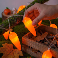 Easter Spring Decor Easter Carrot Lights Decorative Festive Atmosphere Holiday Decoration for Families, Party Planners, Indoor, Bedroom