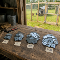 Galvanized Wire Mesh Fence Clips for Animal Cages and Fencing