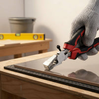 Glass Rubber-Sleeved Handles Glass Non-Slip Grip