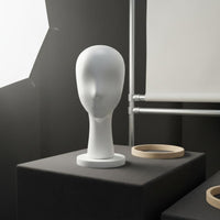 Hat and Hairpiece Rack Multiuse Mannequin Head Effortless Support to Organize Freestanding Hairpiece Rack for Shop Window