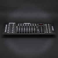 Tabletop DMX512 Lighting Console Digital Display DMX512 Controller Music Sync DMX-512 Controller Tactile for Stage Managers, Weddings