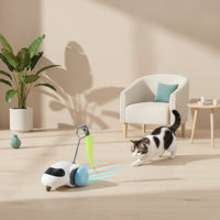 Automatic Cat Toy Rolling Interactive Cat Toy Indoor Compact for Cats, Apartments