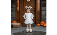 Kids Sheep Costume Complete Set Young Child Lamb Outfit Soft and Comfortable Furry Sheep Suit for Young Children, School Play, Photo Photography