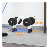 Freestanding Dumbbell Rack Quick Reach Exercise Gear Storage Space-Saving