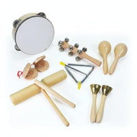 14 Pieces Hand Percussion Assortment Early Music Education for Toddlers, Parents