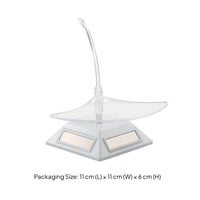 Rotating Display Stand Cordless Solar Display Stand Small for Window Displays