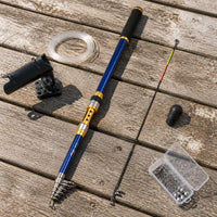 Hard Carbon Fiber Sea Fishing Rod Set with Casting Reel