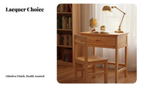Traditional Design Old-Fashioned Wooden Desk and Chair Set Long-Lasting child's Desk and Chair with Storage Sturdy Construction Classroom Table Easy to Clean for Students, Children, Parents, School, Training Center, Homeschooling, Bedroom