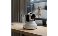 Two-Way Audio Automatic Feline Laser Toy Connected Smart Pet Companion Camera for Home
