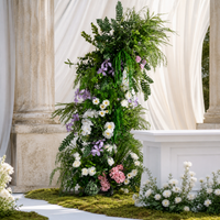 Monet Garden Artificial Butterfly Flower Arch for Wedding & Event Decor