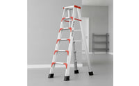 A-Shaped Ladder Stable Double-Sided Ladder Non-Slip Step Stool for Homeowners, Photographers, Home, Studio, Apartment