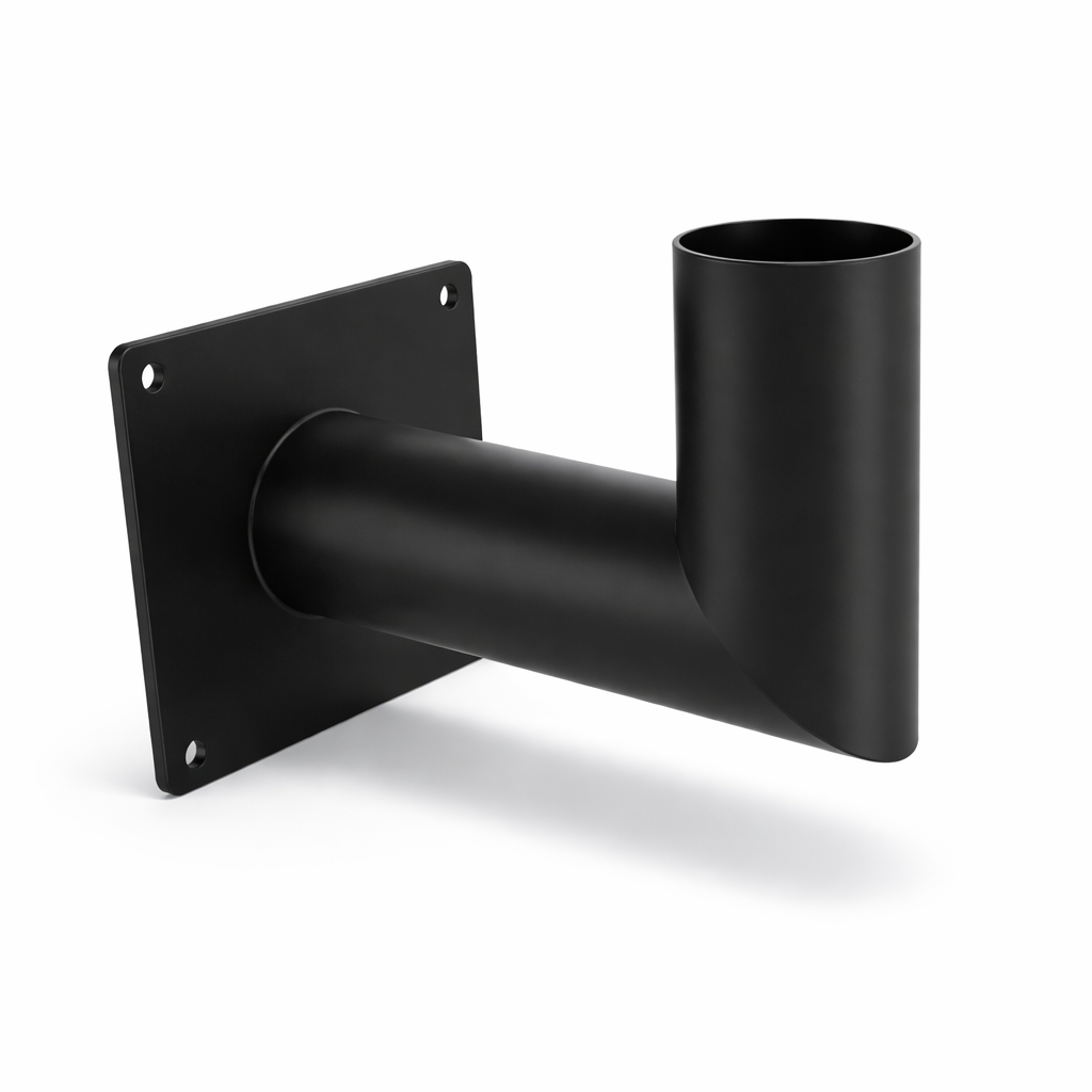 Angle Brackets for Wall Mount, Heavy Duty 90 Degree Right Angle Corner Brackets, Long 7.5 inch Metal Support, Single Outdoor Lighting Mount