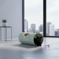 Collapsible Foldable Spiral Tunnel Easy Storage Spiral Feline Tunnel Portable Feline Tube Toy Interactive for Cats, Indoor, Playtime