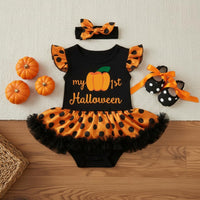 3 Pieces Flutter Sleeve Tutu Romper Soft & Comfortable for Photoshoot