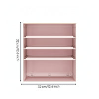 Storage Cabinet with Trays Multi-Layer Furniture Compact for Desk