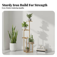 4-Tier Plant Stand Easy Assembly 4-Tier Vertical Rack Rustproof for Living Room