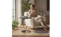 Round Coffee Table Modern Round Coffee Table Minimalist Furniture for Living Room, Lounge, Apartment