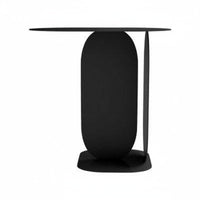 Modern Design Dual-panelPanel Base Table Minimalist Aesthetic Nightstand Space-Saving Household Furniture Multipurpose for Apartment Dwellers, Homeowners, Interior Decorators, Living Room, Bedroom, Entryway, Office