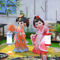 Ancient Style Handheld Lamp Decorative Desktop Gift Xi'an Souvenir