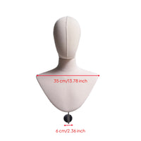 Wall-Mounted Mannequin Head Stand Mannequin with Wall Mount Stylish Hat Display Stand for Retail Store