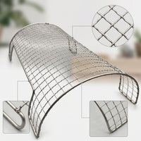 Arched Reptile Basking Platform Ventilated Basking Platform with Metal Frame Climbable Sturdy for Lizards, Tortoises