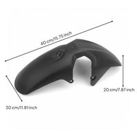 Front Wheel Mudguard Lightweight Front Mudguard Stylish Design Motorcycle Splatter Guard for Weather-Resistant Riding
