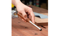 Compact Scraper with Wooden Handle Hard-Alloy Woodworking Scraper Multi-Use Deburring Tool Handheld for Woodworkers, Carvers, Workshop