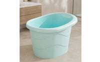 Deep Baby Bath Tub Safe Baby Bath Comfortable Toddler Wash Tub Soft for Bathroom