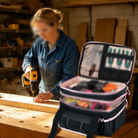 Tool Organizer Bag Reinforced Soft Tool Bag Gear Carrier