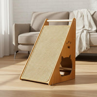 Low-Shedding Cat Scratcher House Long-Lasting Indoor Cat Playhouse Stable Design Pet Furniture Easy Assembly