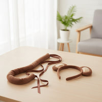 Monkey Ears Headband and Tail Set Soft Monkey Headband and Tail Set Furry