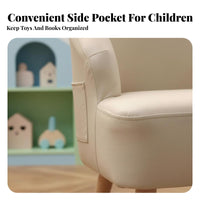 Soft Textile Upholstery Upholstered child's Armchair Comfortable Seating Upholstered youngsters' Club Chair High-Density Foam Toddler Seat Materials for Toddlers, Children, Preschoolers, Kindergarten, Reading Corner, Playroom, Nursery