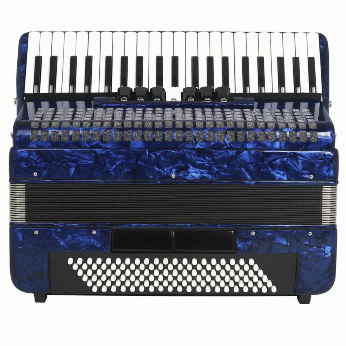 Piano Accordion 120 Bass Accordion with Bag Premium Musical Instrument for Stage Performance, Practice