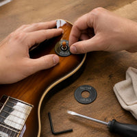Guitar Metal Rhythm/Treble Switch Plate Washer, 33-13mm