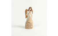 Memorial Resin Angel Figurine Sympathy Angel Figurine with Wings Guardian Ornament Peaceful for Grieving Families